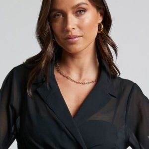 Club Monaco Wrap Blouse